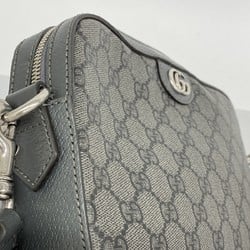 Gucci Shoulder Bag GG Marmont Supreme 699439 Grey Men's