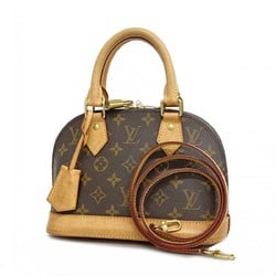 Louis Vuitton Handbag Monogram Alma BB M46990 Brown Ladies