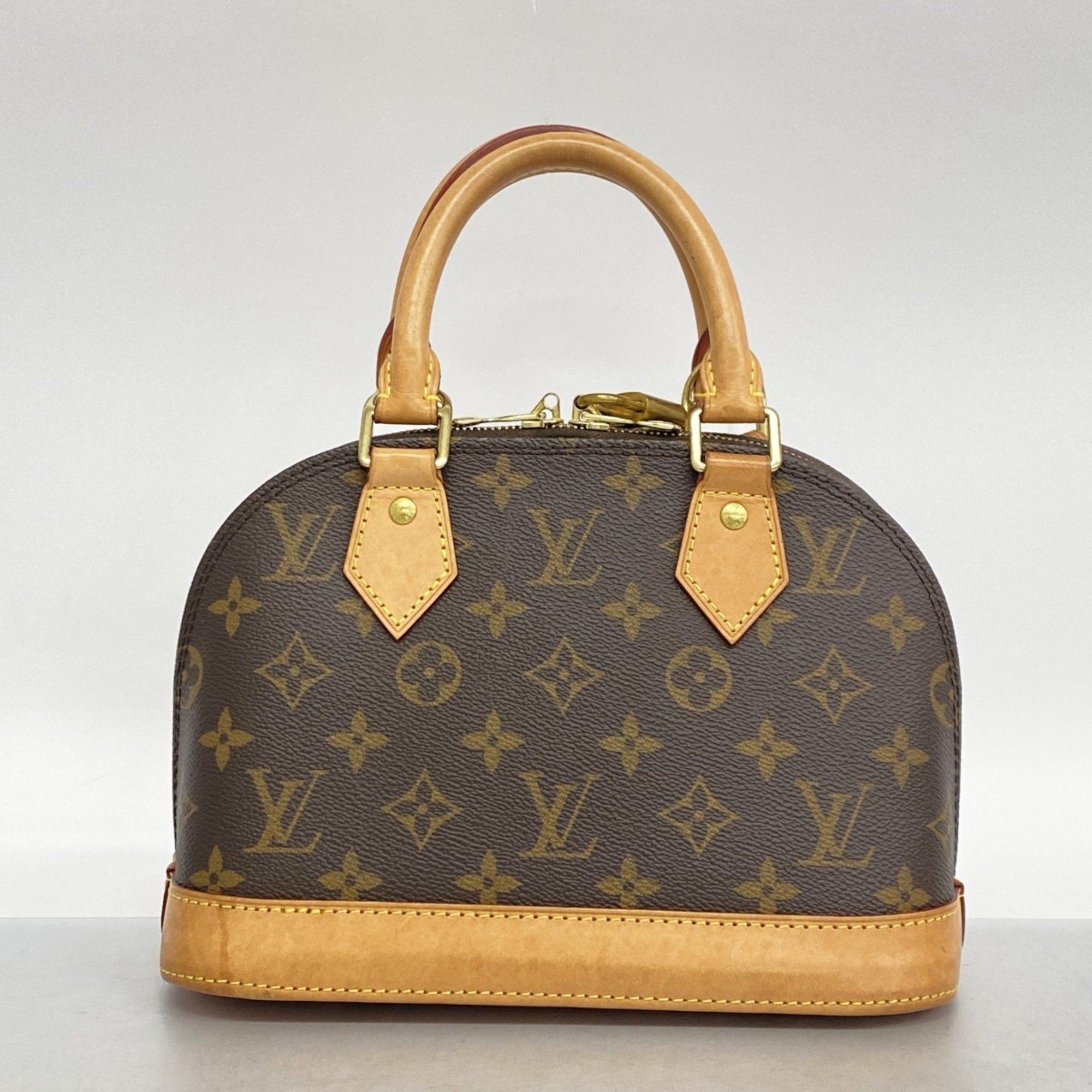 Louis Vuitton Handbag Monogram Alma BB M46990 Brown Ladies