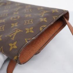 Louis Vuitton Shoulder Bag Monogram Bordeaux 24 M51798 Brown Women's