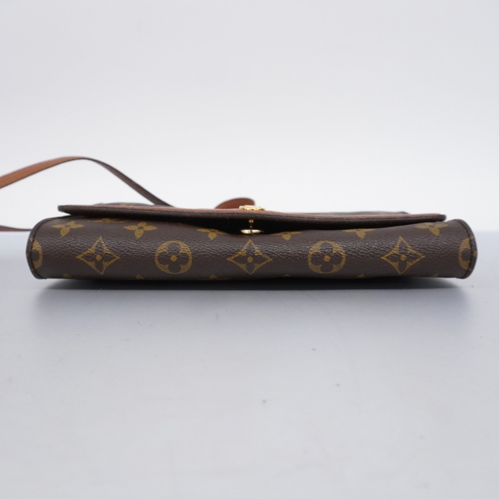 Louis Vuitton Shoulder Bag Monogram Bordeaux 24 M51798 Brown Women's