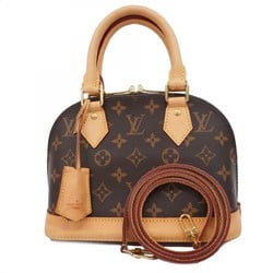 Louis Vuitton Handbag Monogram Alma BB M46990 Brown Ladies