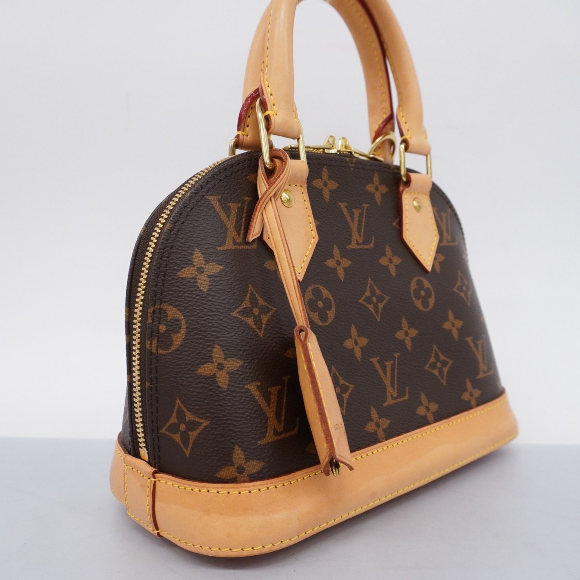 Louis Vuitton Handbag Monogram Alma BB M46990 Brown Ladies