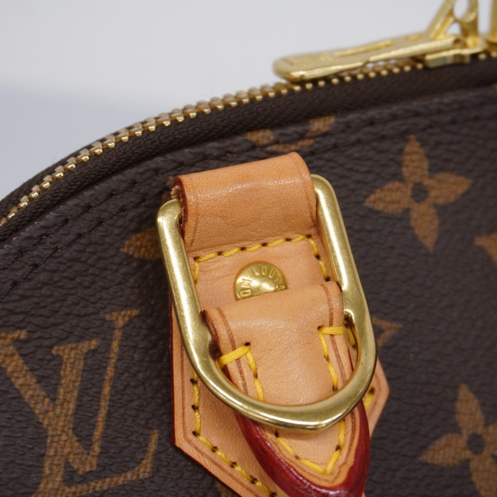 Louis Vuitton Handbag Monogram Alma BB M46990 Brown Ladies