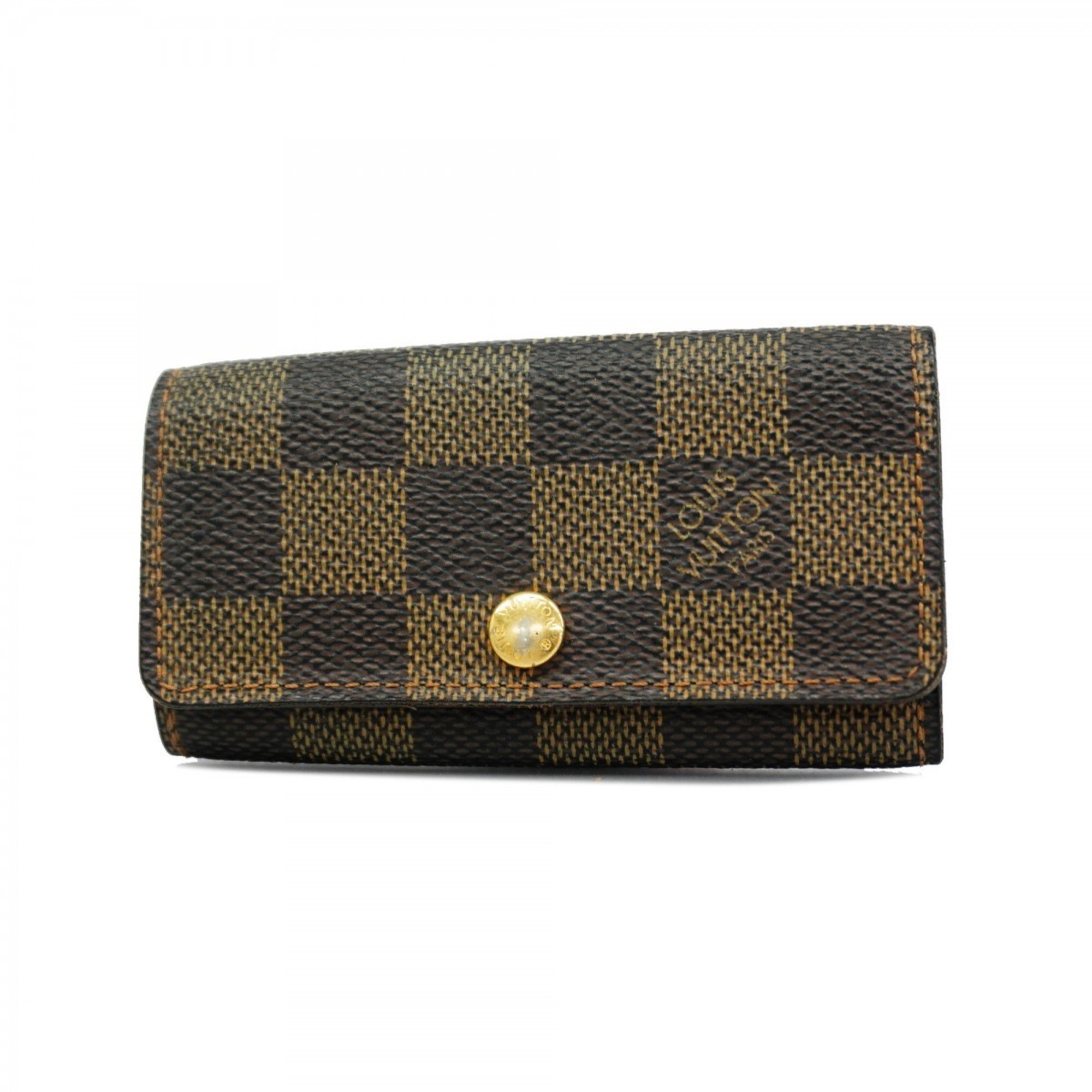 Louis Vuitton Key Case Damier Multicle 4 N62631 Ebene Men's Women's