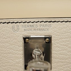 Hermes Shoulder Bag Kelly 2 Chevre Black Cre W Engraved Ladies