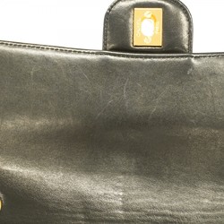 Chanel Shoulder Bag Mademoiselle Lambskin Black Women's