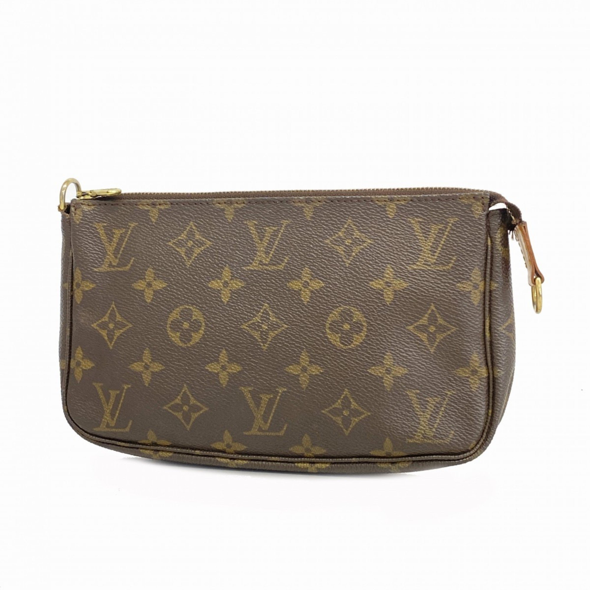 Louis Vuitton Pouch Monogram Pochette Accessoires M51980 Brown Women's