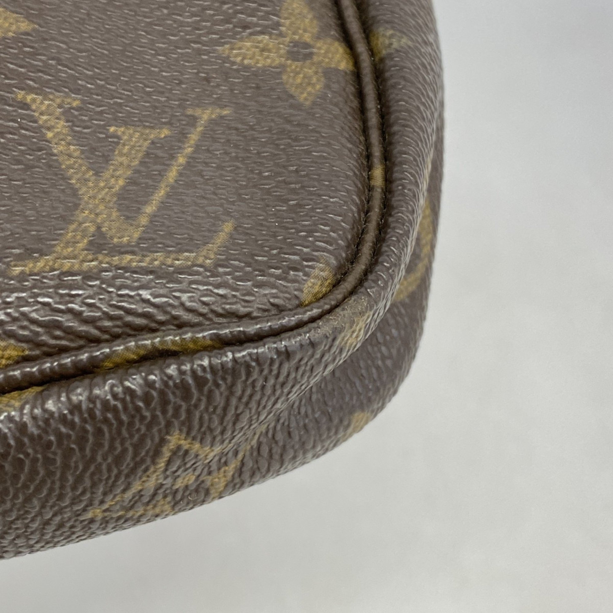 Louis Vuitton Pouch Monogram Pochette Accessoires M51980 Brown Women's