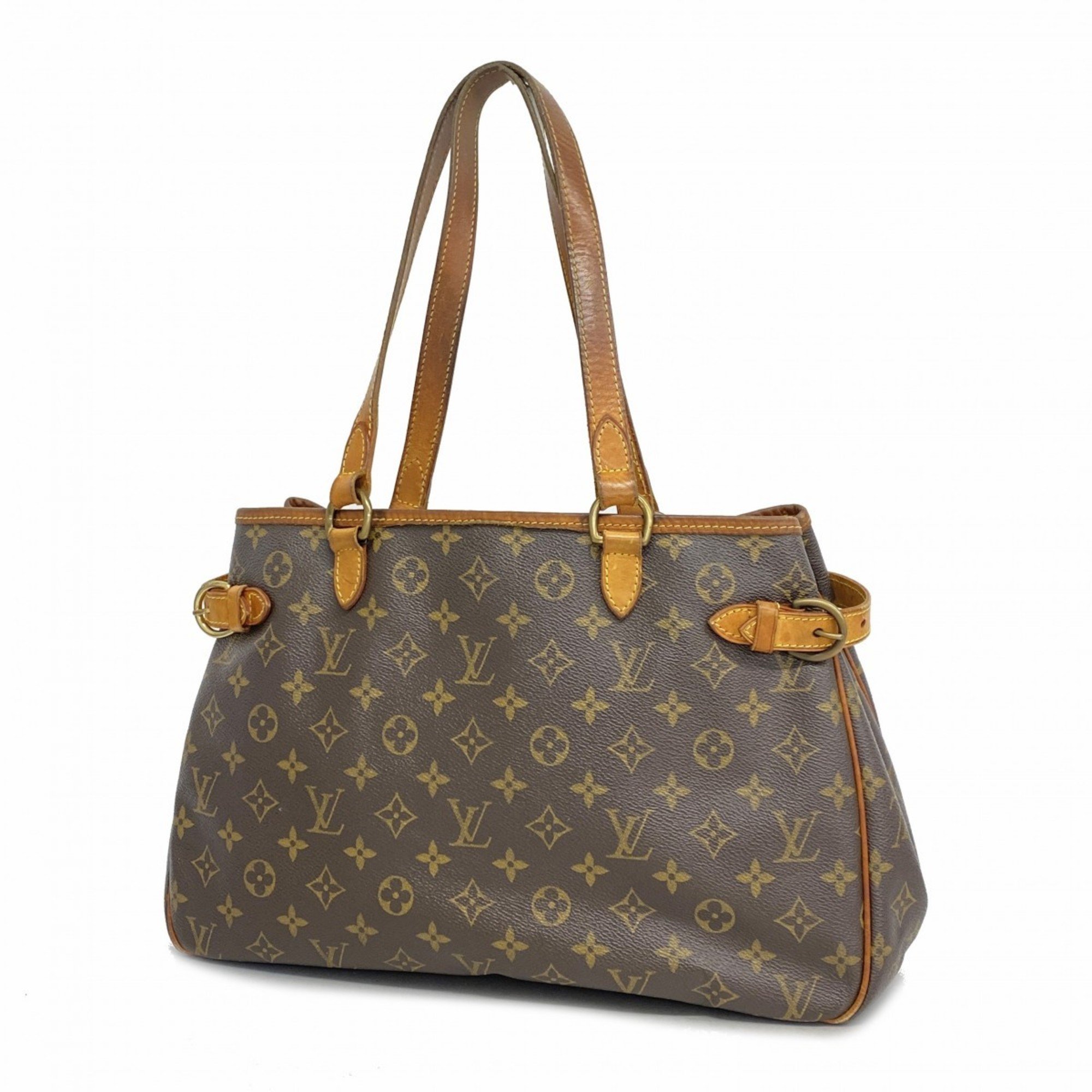 Louis Vuitton Tote Bag Monogram Batignolles Horizontal M51154 Brown Women's