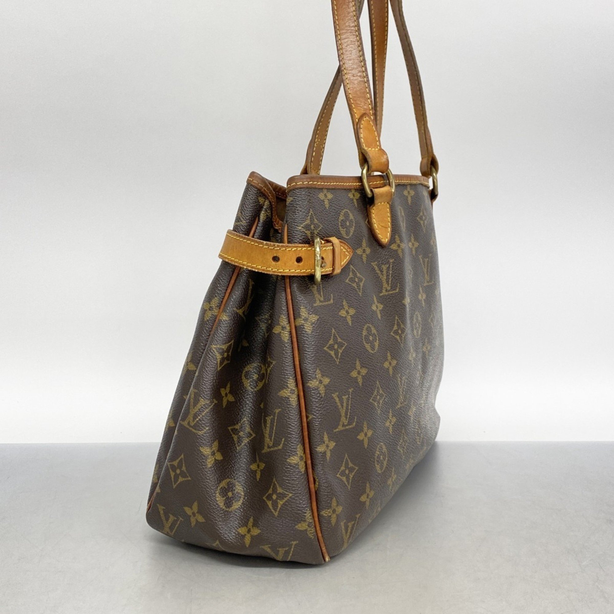 Louis Vuitton Tote Bag Monogram Batignolles Horizontal M51154 Brown Women's