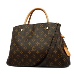 Louis Vuitton Handbag Monogram Montaigne MM M41056 Brown Ladies