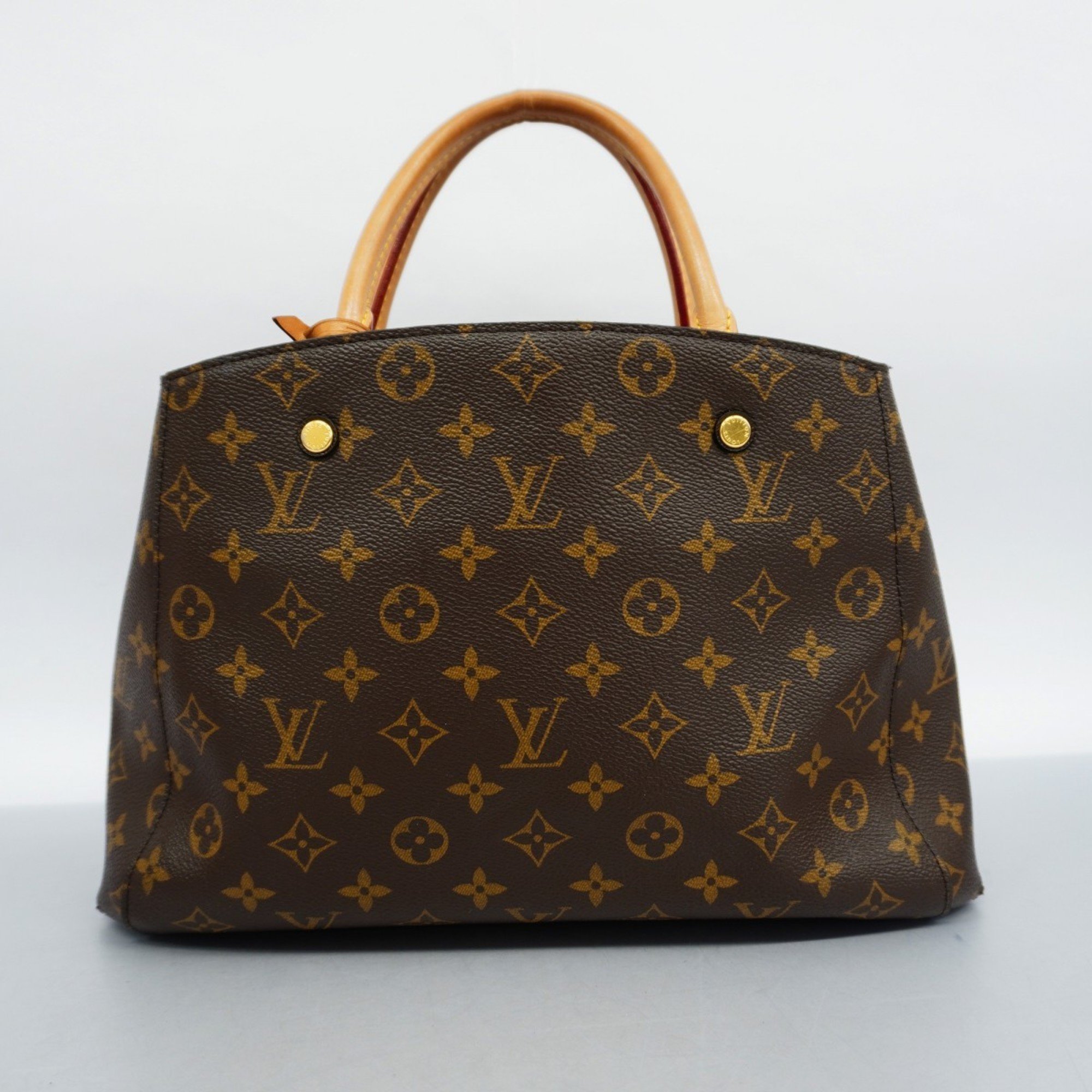 Louis Vuitton Handbag Monogram Montaigne MM M41056 Brown Ladies