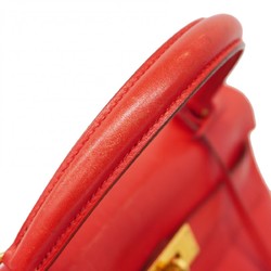 Hermes handbag Kelly 32 Veau Gulliver Rouge vif 〇X engraved ladies