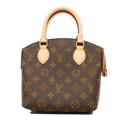 Louis Vuitton Handbag Monogram Lockit BB M12019 Brown Ladies