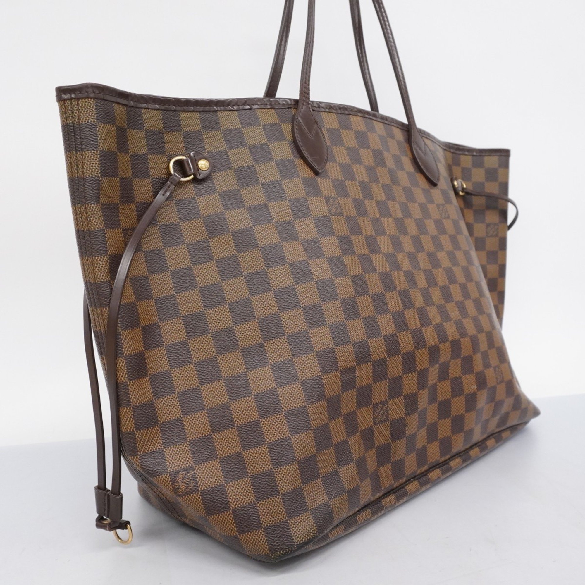 Louis Vuitton Tote Bag Damier Neverfull GM N41357 Ebene Women's