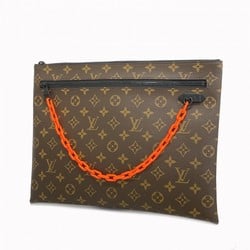 Louis Vuitton Clutch Bag Monogram Solar Ray Virgil Abloh M44484 Brown Men's