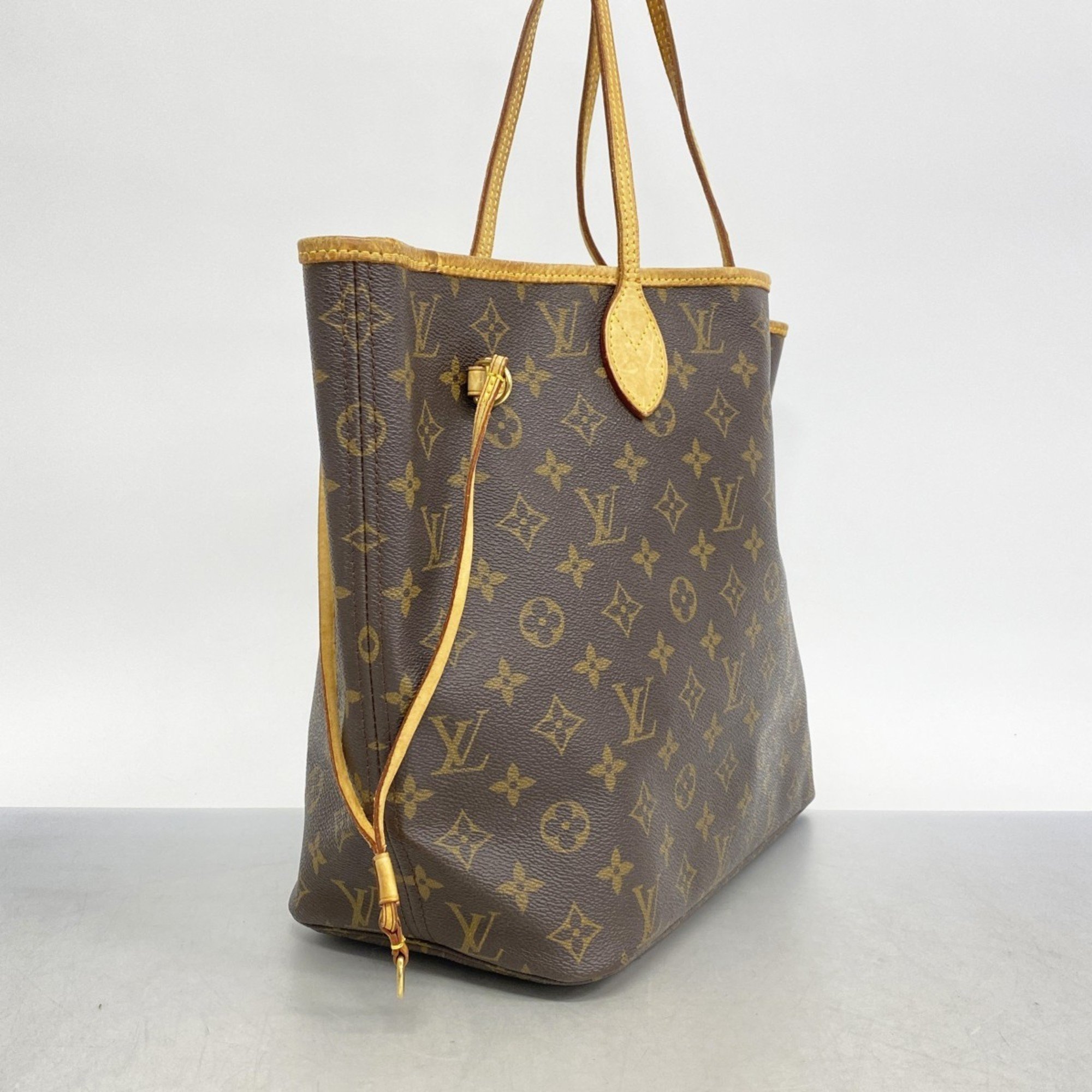 Louis Vuitton Tote Bag Monogram Neverfull MM M40156 Brown Women's