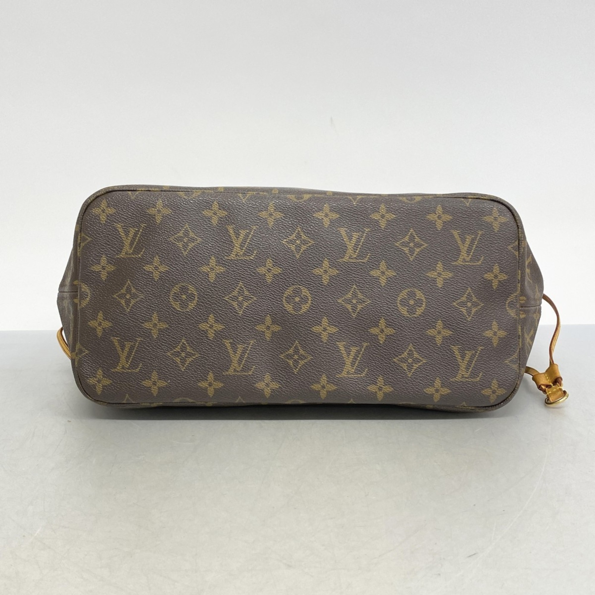 Louis Vuitton Tote Bag Monogram Neverfull MM M40156 Brown Women's