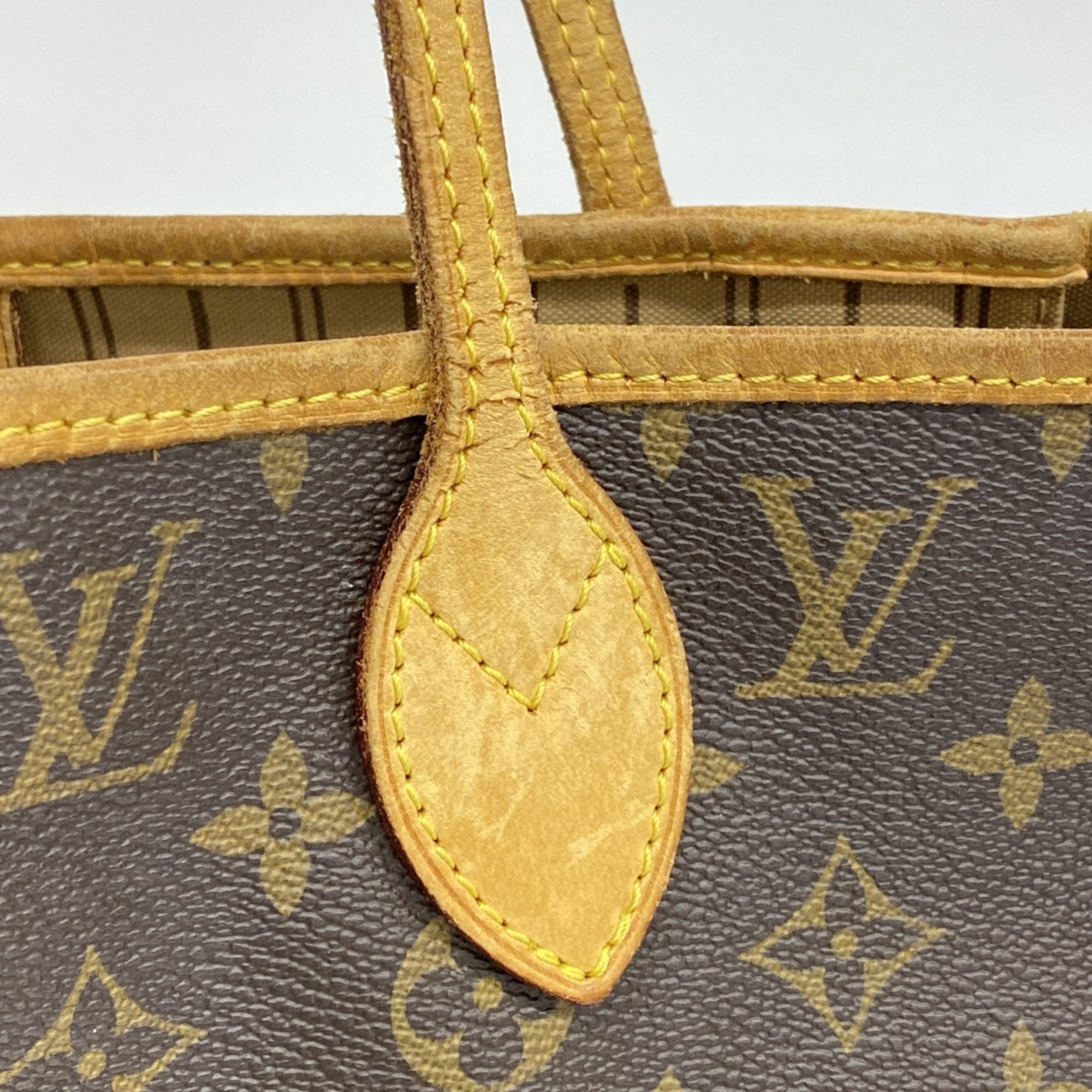 Louis Vuitton Tote Bag Monogram Neverfull MM M40156 Brown Women's