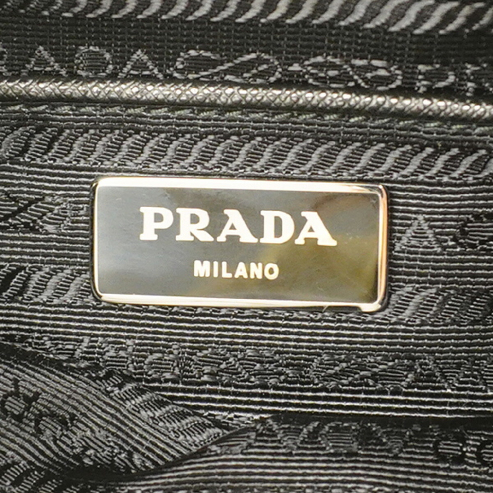 Prada Shoulder Bag Nylon Black Women's