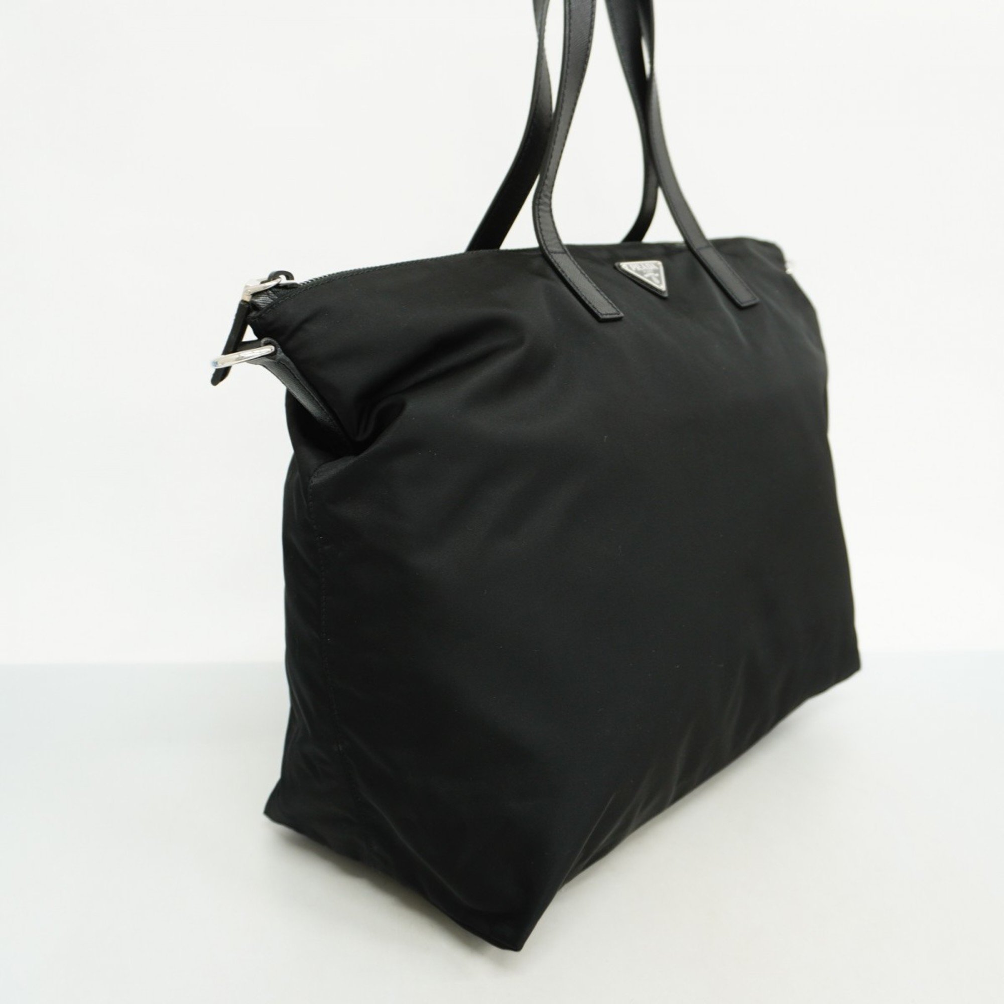 Prada tote bag nylon black ladies