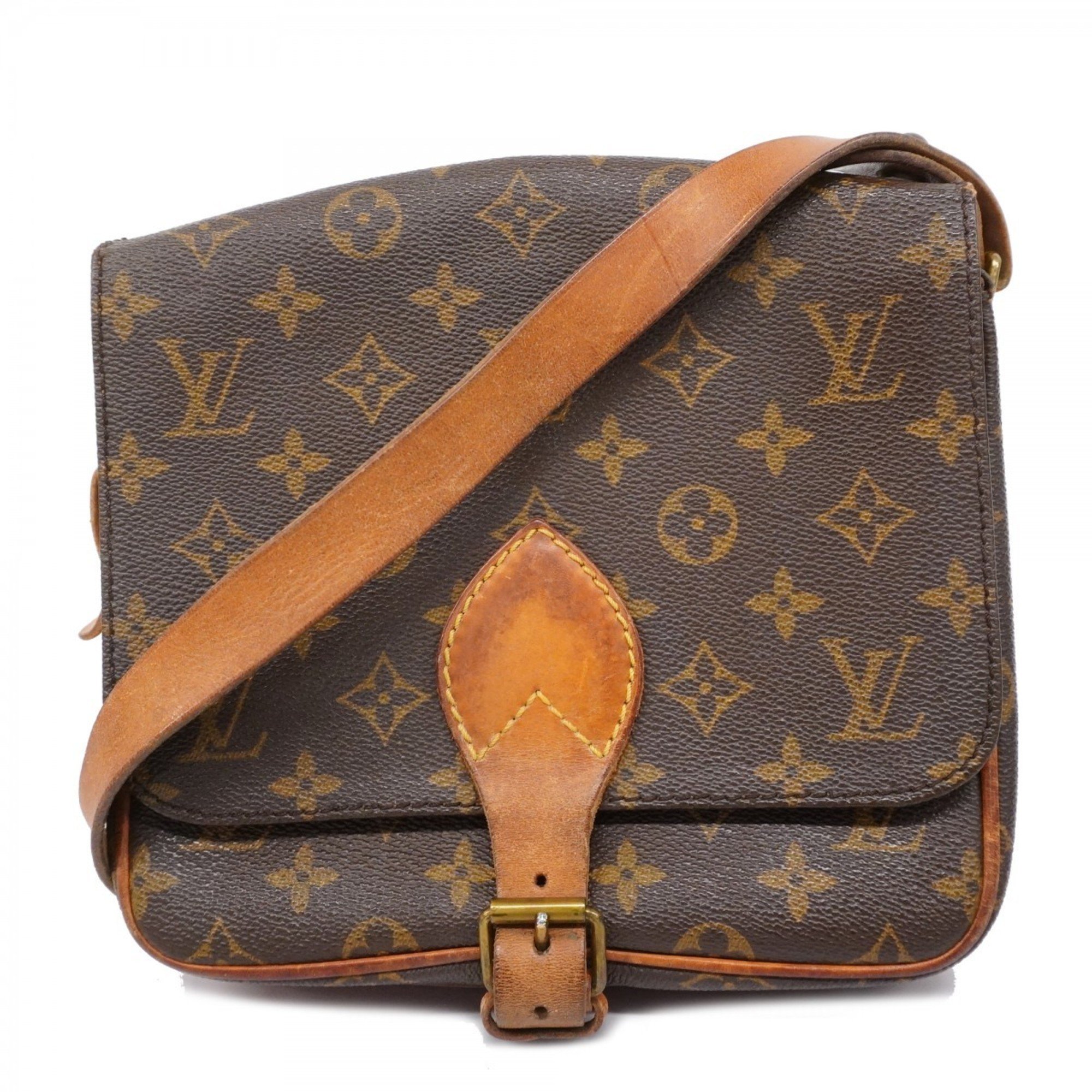 Louis Vuitton Shoulder Bag Monogram Cartesier 22 M51253 Brown Women's