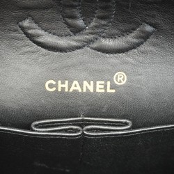 Chanel Shoulder Bag Matelasse Suede Black Women's