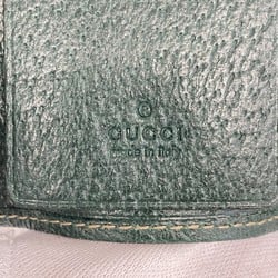 Gucci Key Case GG Canvas 138093 Brown Green Men's Women's