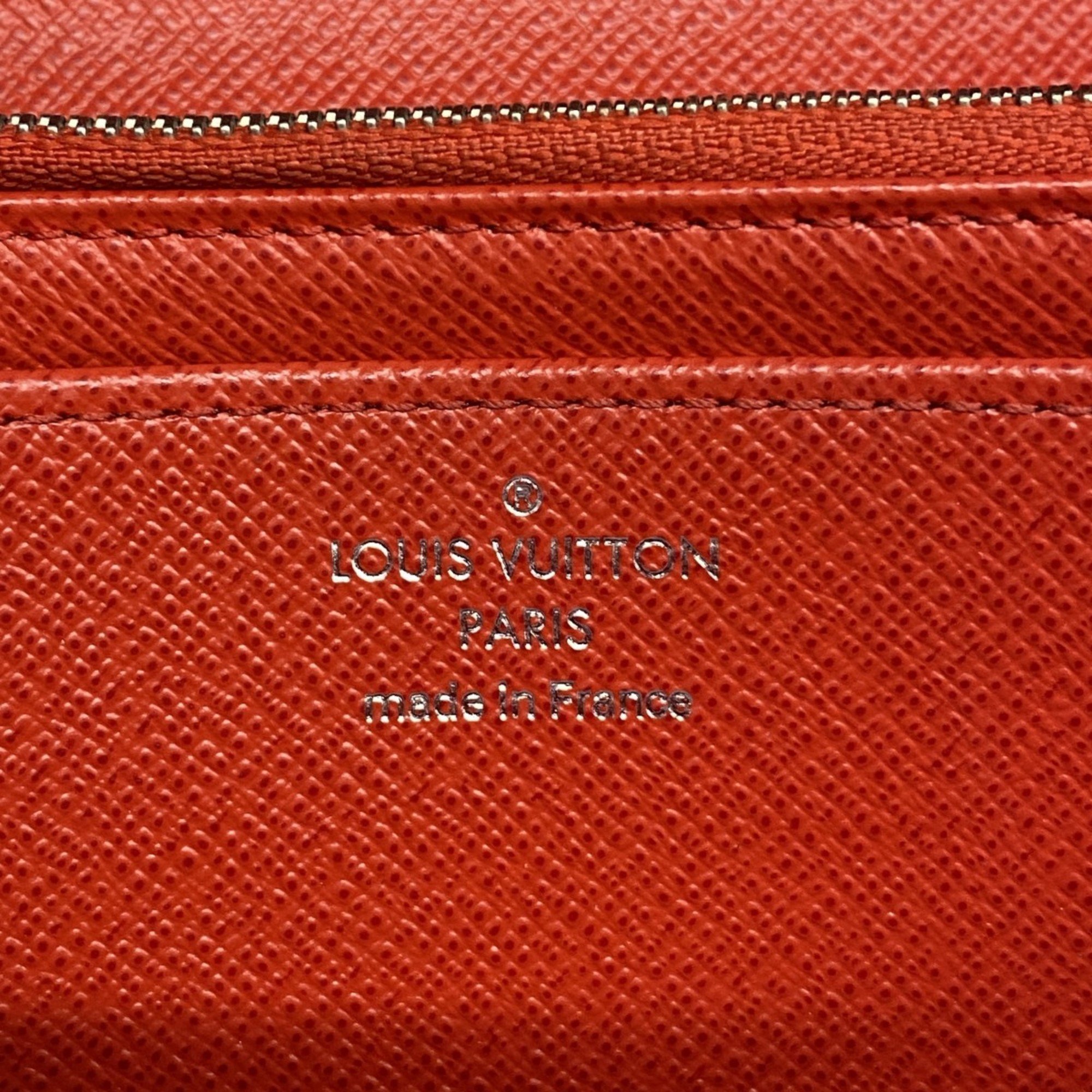 Louis Vuitton Long Wallet Epi Portefeuille Twist M61179 Coquelicot Ladies