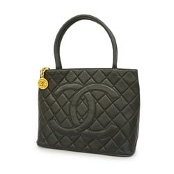 Chanel Tote Bag, Reproduction Tote, Lambskin, Black, Women's