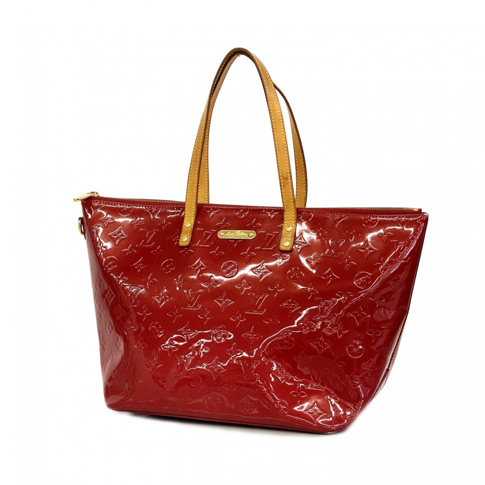 Louis Vuitton Tote Bag Vernis Peruvue GM M93587 Pomme d'Amour Ladies