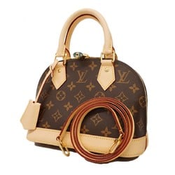 Louis Vuitton Handbag Monogram Alma BB M53152 Brown Ladies