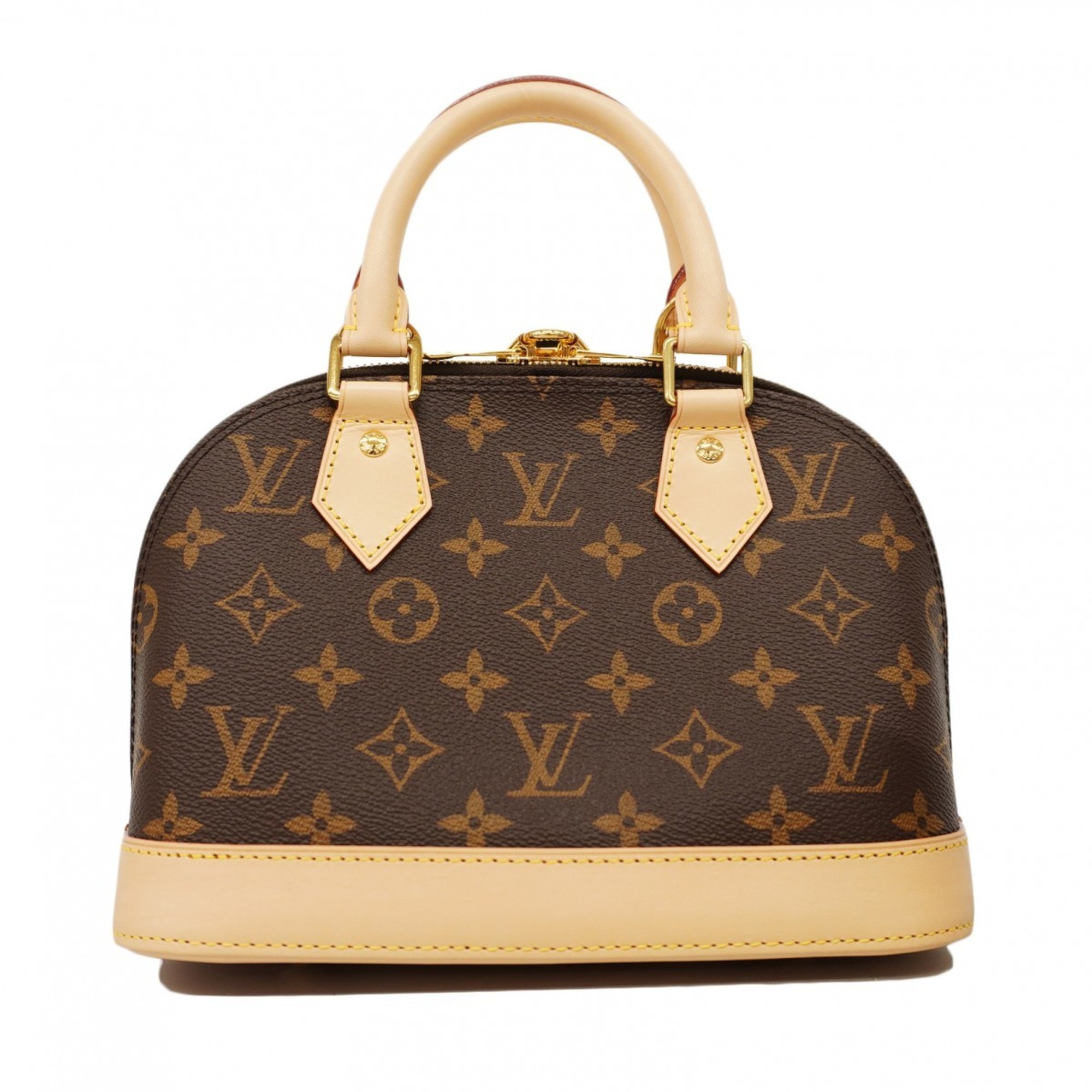 Louis Vuitton Handbag Monogram Alma BB M53152 Brown Ladies