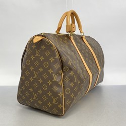 Louis Vuitton Boston Bag Monogram Keepall 50 M41426 Brown Men's Women's