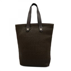 Hermes Tote Bag Amedaba Diago PM Leather Polyester Brown Women's