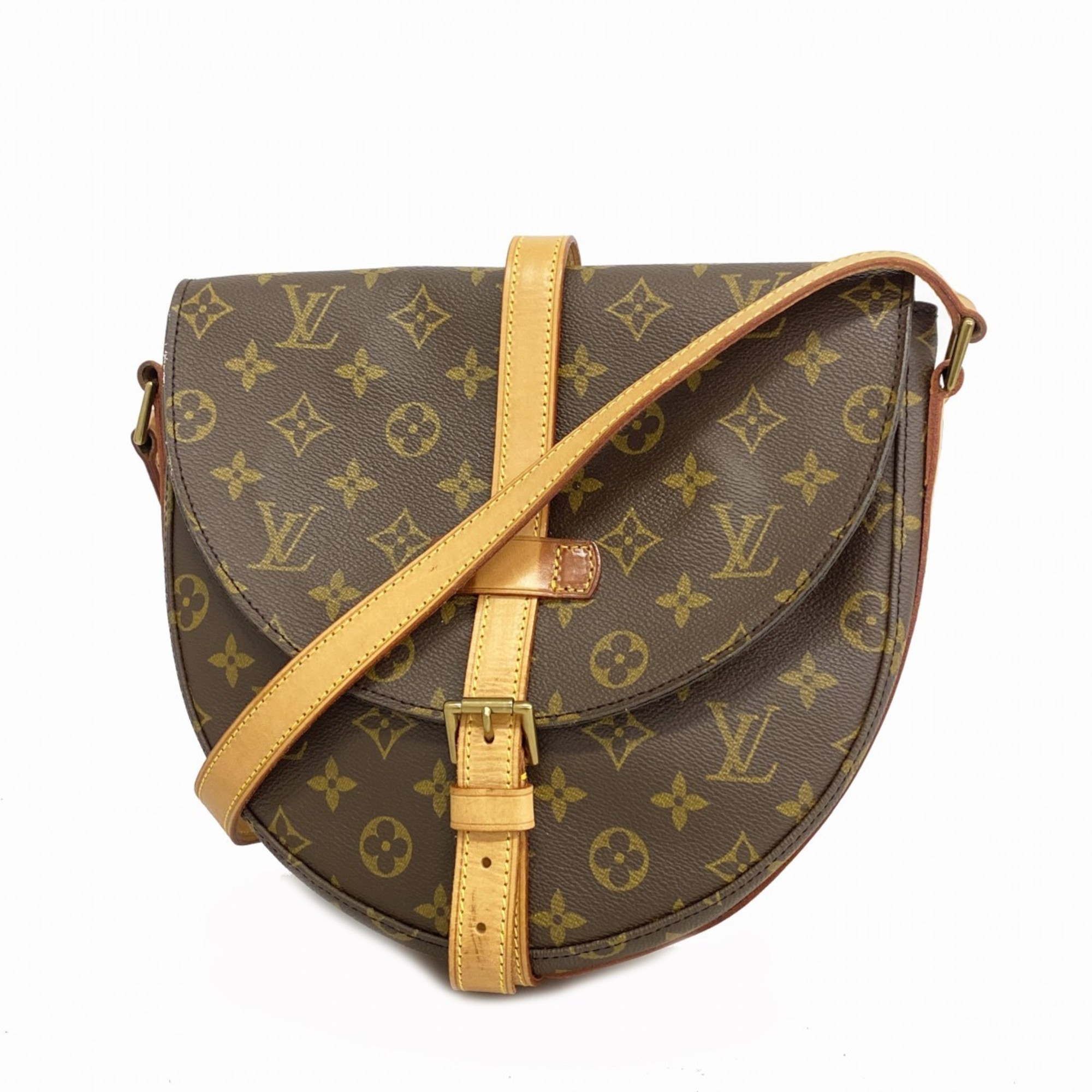 Louis Vuitton Shoulder Bag Monogram Shanti MM M51233 Brown Ladies