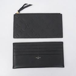 Louis Vuitton Shoulder Wallet Monogram Empreinte Pochette Felicie M64064 Noir Ladies