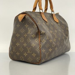 Louis Vuitton Handbag Monogram Speedy 30 M41108 Brown Ladies