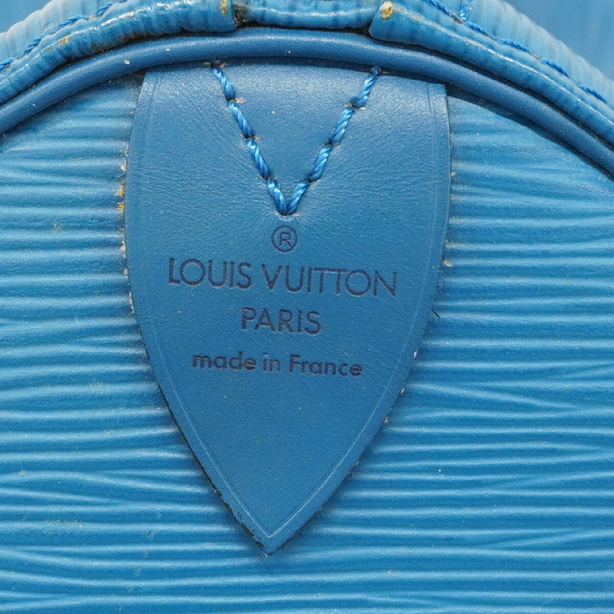 Louis Vuitton Boston Bag Epi Keepall 50 M42965 Toledo Blue Men's Women's