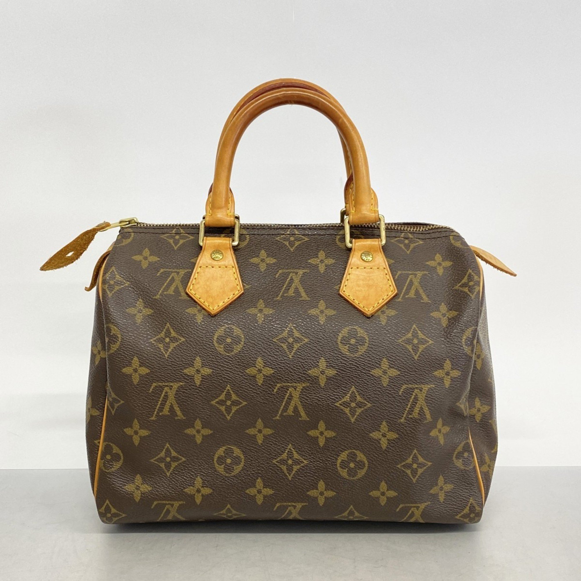 Louis Vuitton Handbag Monogram Speedy 25 M41109 Brown Ladies