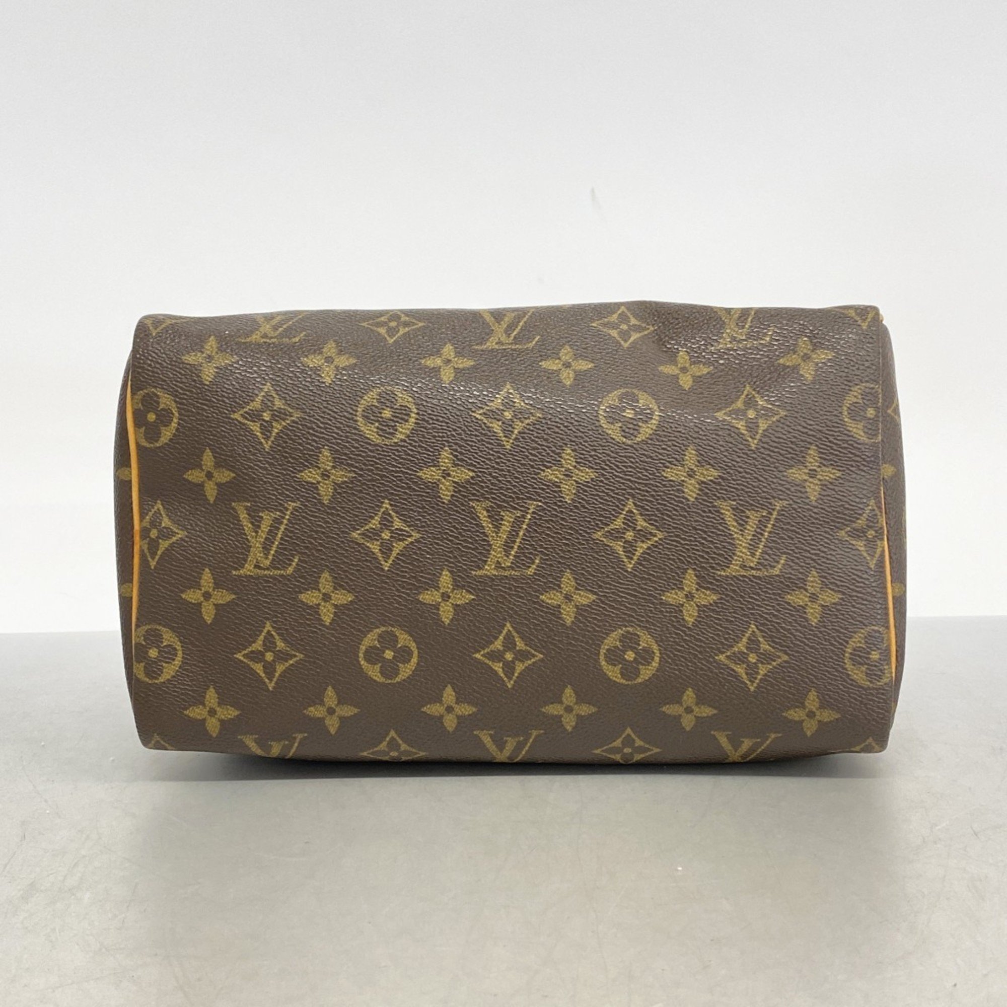 Louis Vuitton Handbag Monogram Speedy 25 M41109 Brown Ladies