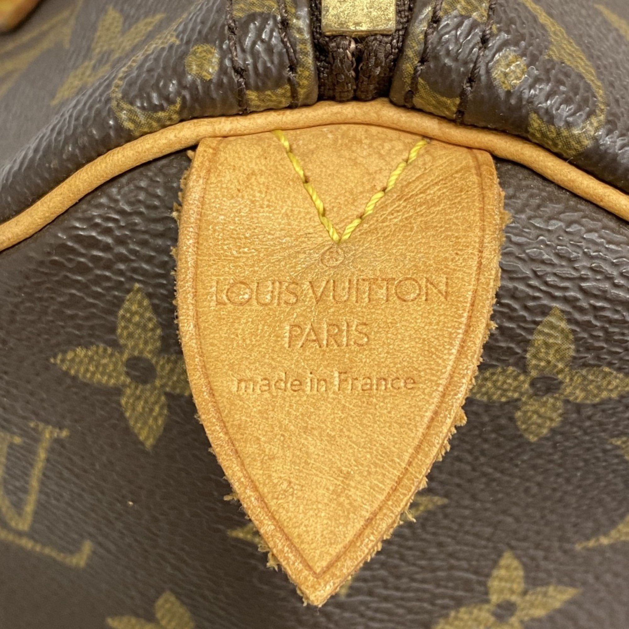 Louis Vuitton Handbag Monogram Speedy 25 M41109 Brown Ladies