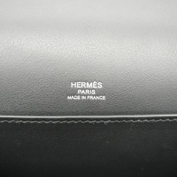 Hermes Shoulder Bag Geta Chevre Mysore Black U Stamp Ladies