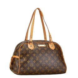 Louis Vuitton Monogram Montorgueil PM Handbag M95565 Brown PVC Leather Women's LOUIS VUITTON