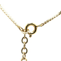 Christian Dior Dior CD Circle Necklace Gold Plated Women's