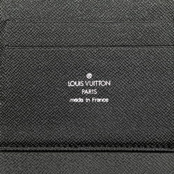 Louis Vuitton Taiga Organizer Atoll Long Wallet M30652 Ardoise Black PVC Leather Women's LOUIS VUITTON