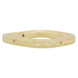 Chanel Coco Mark Square Bangle Marble Acrylic Women's CHANEL