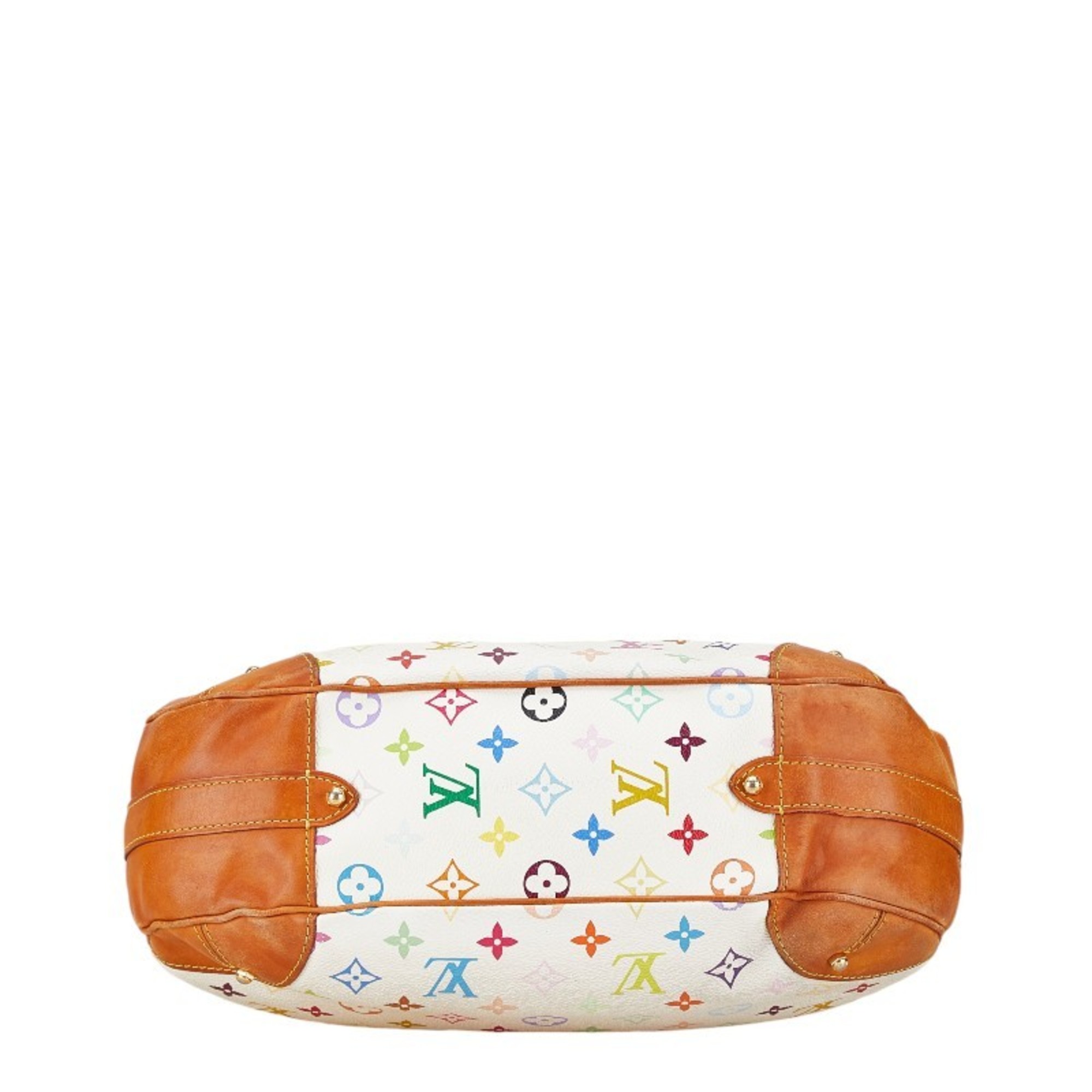 Louis Vuitton Monogram Multicolor Greta Bag M40195 Blanc White PVC Leather Women's LOUIS VUITTON