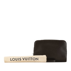 Louis Vuitton Taiga Baikal Clutch Bag Second M30186 Grisli Brown PVC Leather Women's LOUIS VUITTON